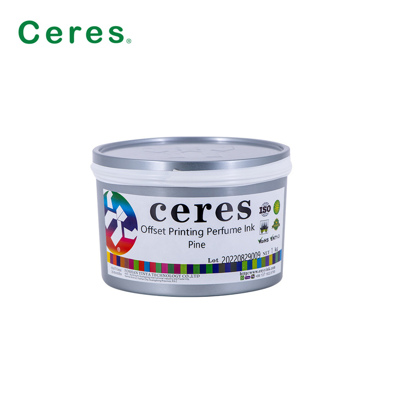 چاپ آفست Ceres جوهر عطر کاج طعم رنگ شفاف