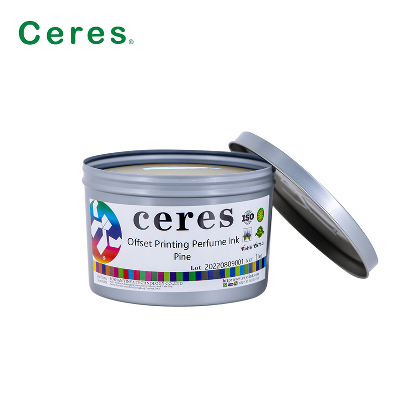 چاپ آفست Ceres جوهر عطر کاج طعم رنگ شفاف