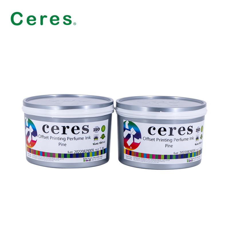 چاپ آفست Ceres جوهر عطر کاج طعم رنگ شفاف