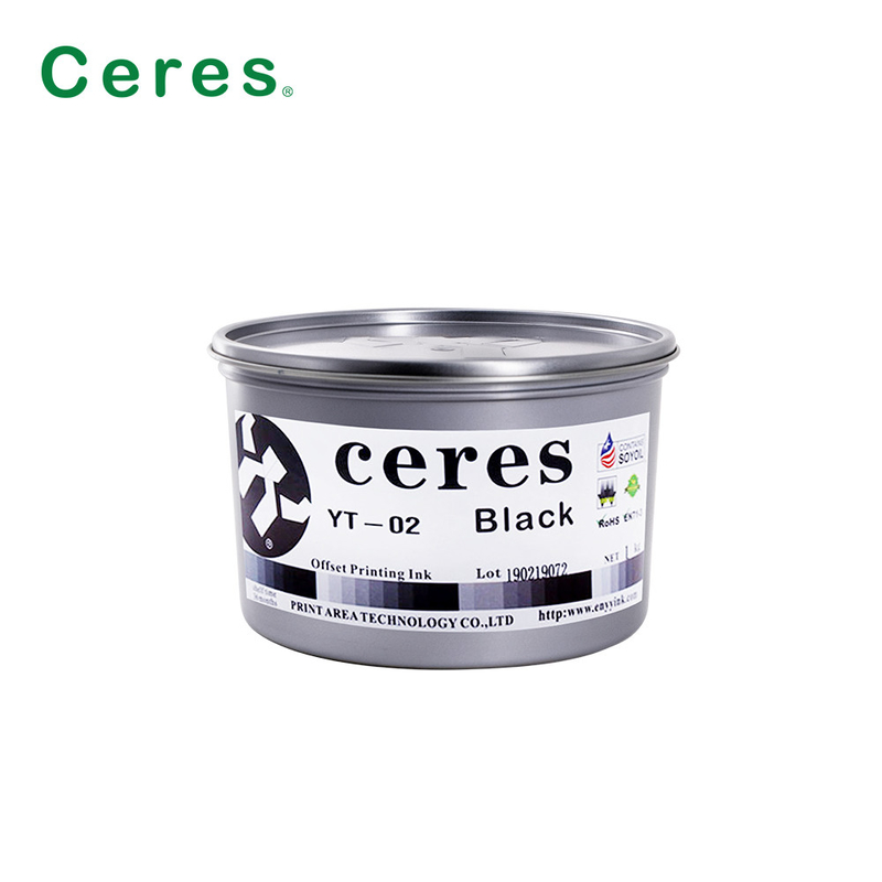 رنگ های روشن Offset Printing Ink Paper High Gloss Cmyk Inks میگنتا