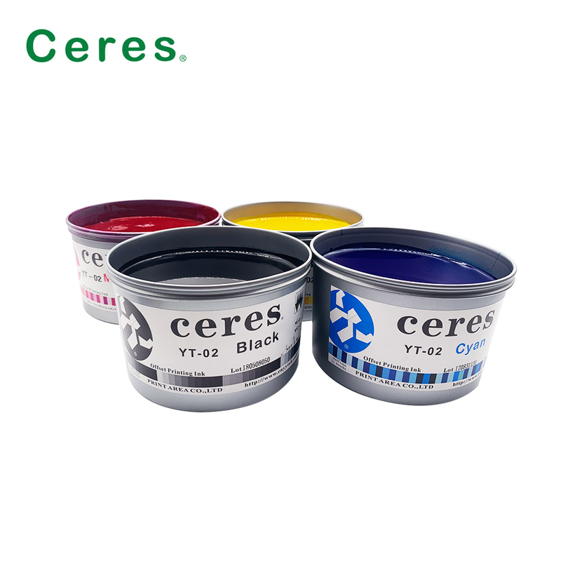 Ceres High Gloss YY02/YY03/YY09 مدل جوهر چاپی Offset Base Oil با اعتبار 2 سال