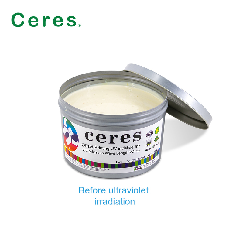 چاپ بدون رنگ تا سفید UV Flexo چاپ UV جوهر نامرئی برای اثرات ویژه چاپ