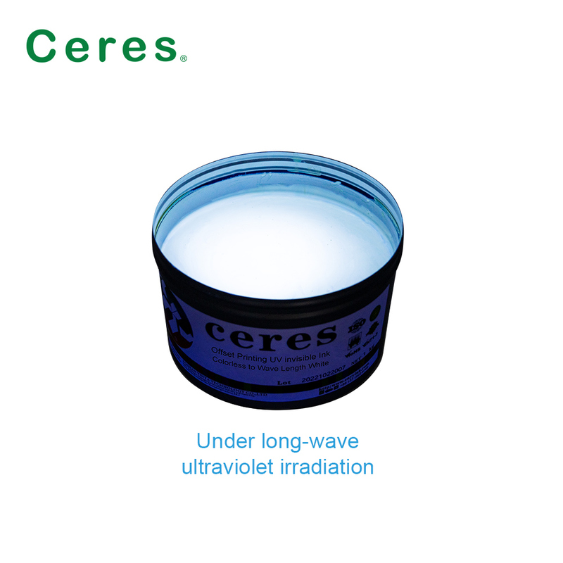 چاپ بدون رنگ تا سفید UV Flexo چاپ UV جوهر نامرئی برای اثرات ویژه چاپ