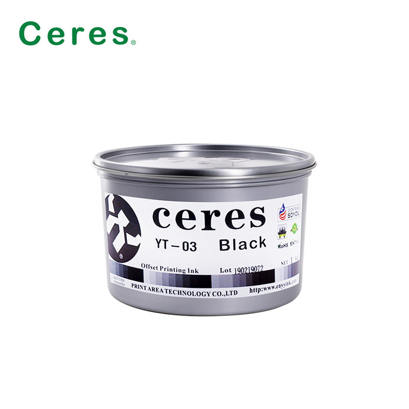 جوهر چاپ آفست مبتنی بر حلال EN71-3 برای چاپ با کیفیت بالا YT-03 CMYK