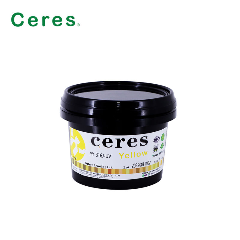 EN71-3 جوهر آفست UV درجه A + با اعتبار یک ساله برای چاپ CMYK با کیفیت بالا