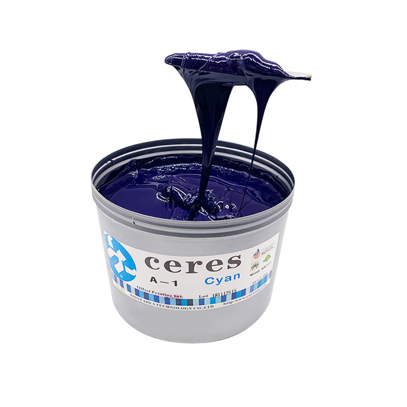 جوهر چاپ آفست سویا با چمک بالا و چگالی رنگ بالا با گارانتی 24 ماهه برای هر کاغذ