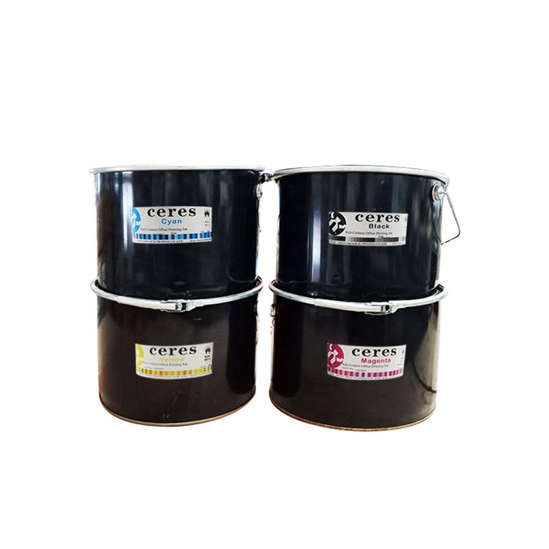 چاپ روزنامه سردسایت وب آفسات جوهر محلول مبتنی بر چاپ روزنامه در بشکه آهن 20 کیلوگرم