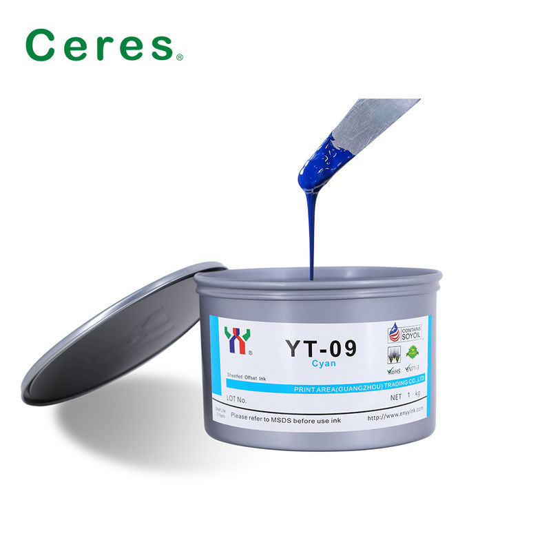 Ceres رنگ های چاپی آفست پرتاب شده بر روی ورق مقاوم در برابر الکل و خوردگی