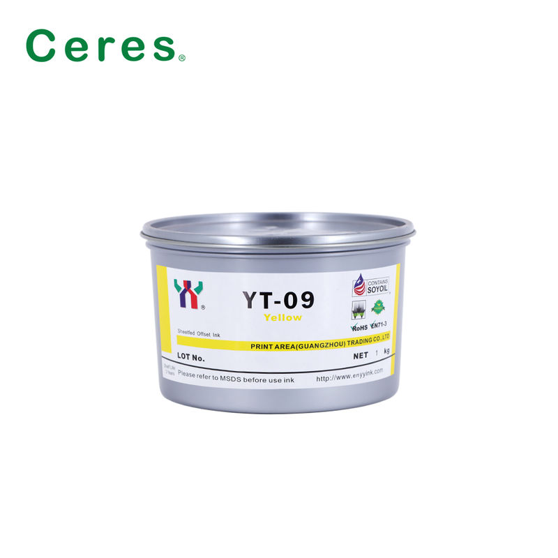 Ceres رنگ های چاپی آفست پرتاب شده بر روی ورق مقاوم در برابر الکل و خوردگی