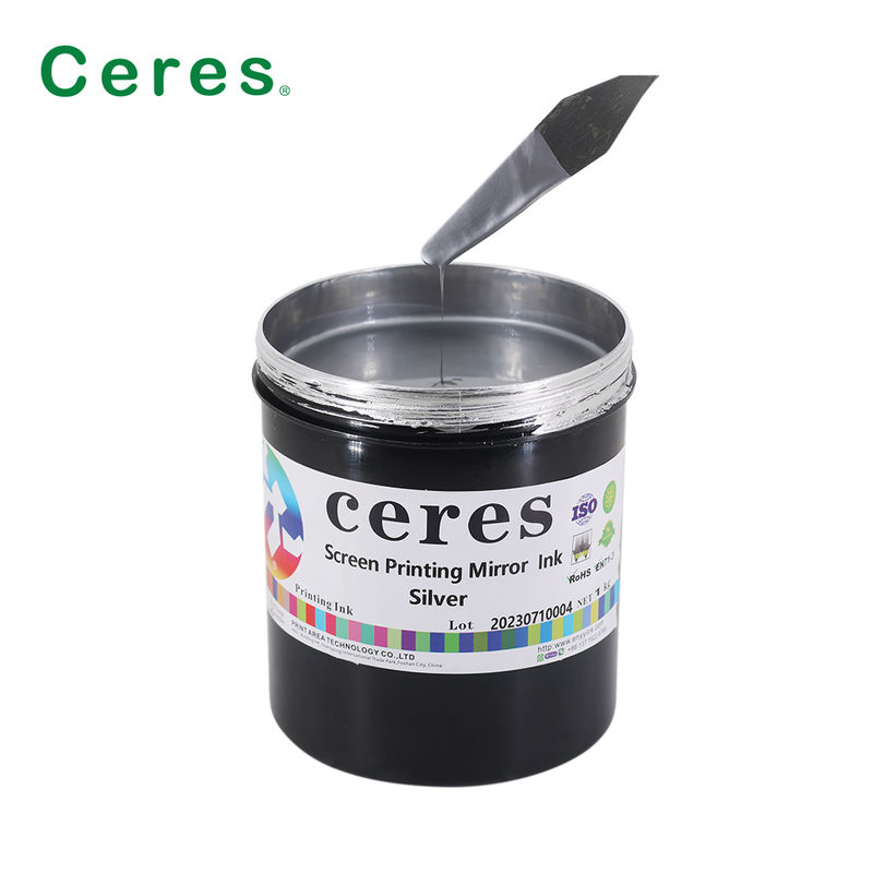 جوهر آینه نقره‌ای براق برای چاپ افست با ماندگاری 2 ساله و کیفیت درجه A+