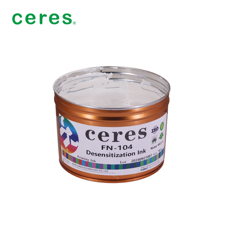 جوهر چاپ آفست مبتنی بر حلال سفید برای اسپرست بلیت در بسته بندی 1 کیلوگرم/دان