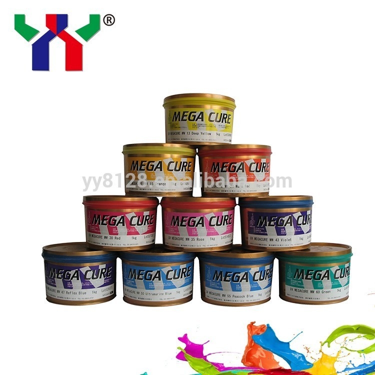 جوهر UV Offset 1kg می تواند جوهر چاپ PVC Cmyk رنگ