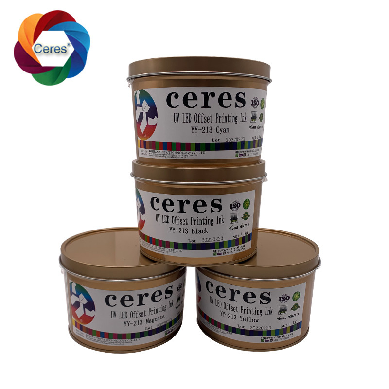 MSDS UV Offset Ink Ceres 1 Kg می تواند جوهر مبتنی بر حلال YY-213 خشک شدن سریع