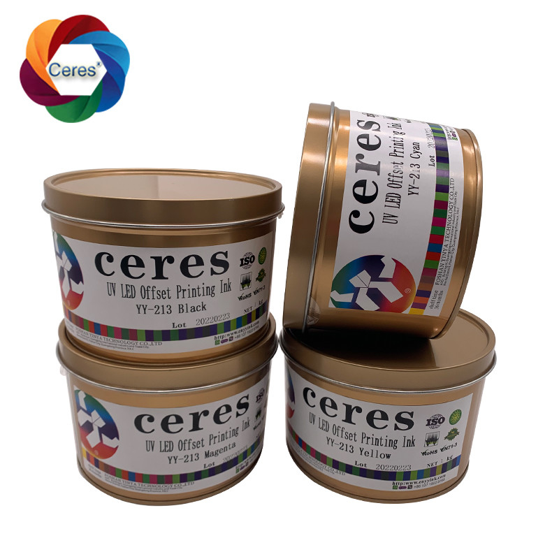 MSDS UV Offset Ink Ceres 1 Kg می تواند جوهر مبتنی بر حلال YY-213 خشک شدن سریع