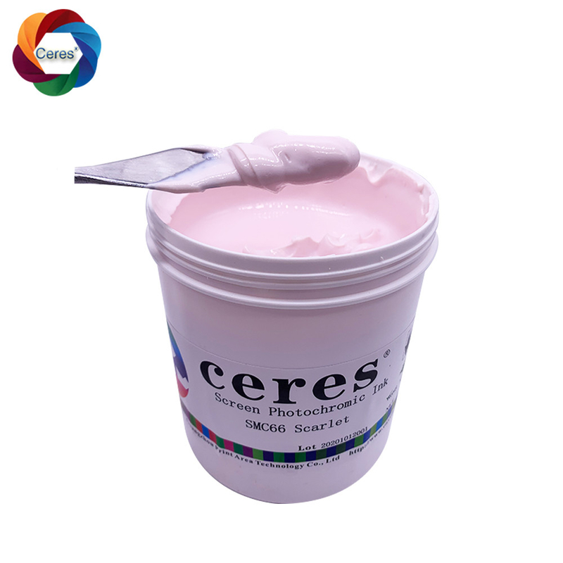 جوهر چاپ امنیتی فوتو کرومیک تغییر رنگ خورشیدی T-shirt رنگارنگ