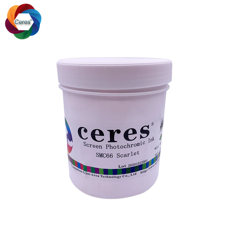 جوهر چاپ امنیتی فوتو کرومیک تغییر رنگ خورشیدی T-shirt رنگارنگ