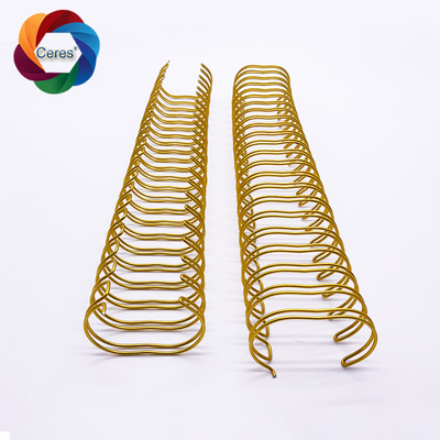 مدرسه 0.8mm 0.7mm Double Loop Wire فلزی نایلون اتصال کویل تقویم